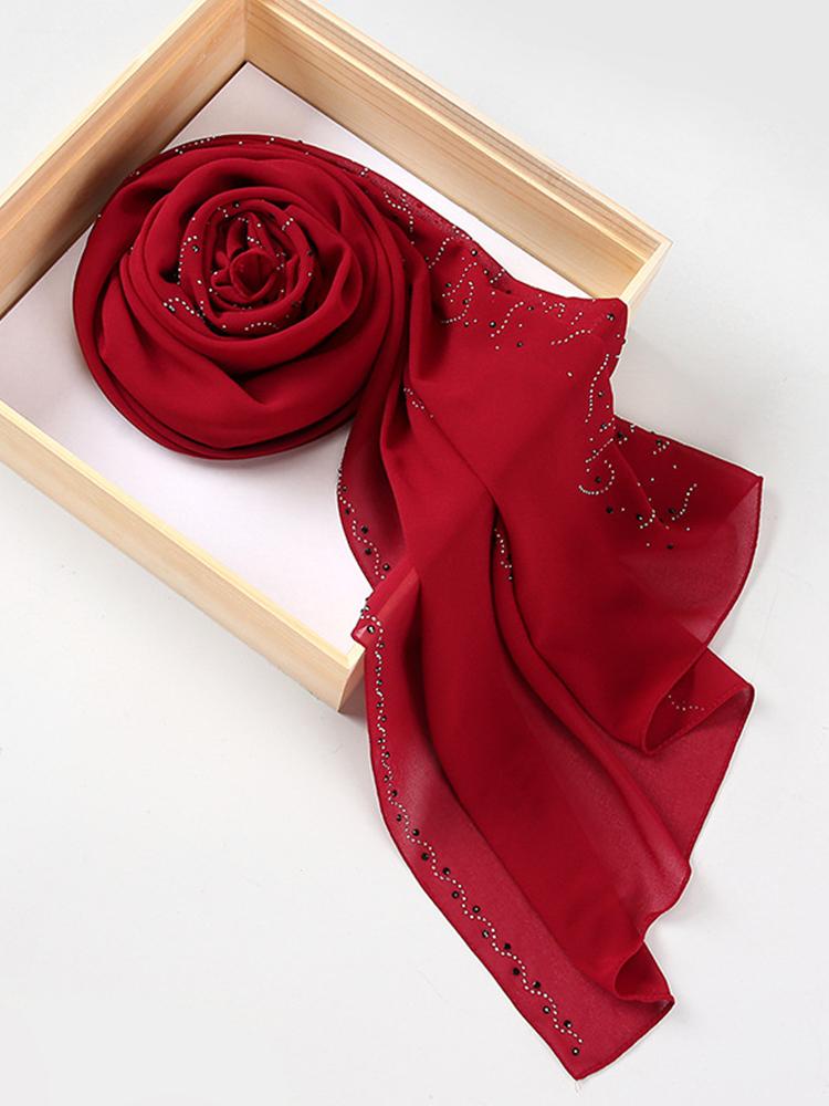 New Summer Luxury Elegant Women Silk Scarf Beach Wrap Shawl Chiffon Sparkly Sunscreen Bandana Hijab Mujer Scarve Pareo Foulard