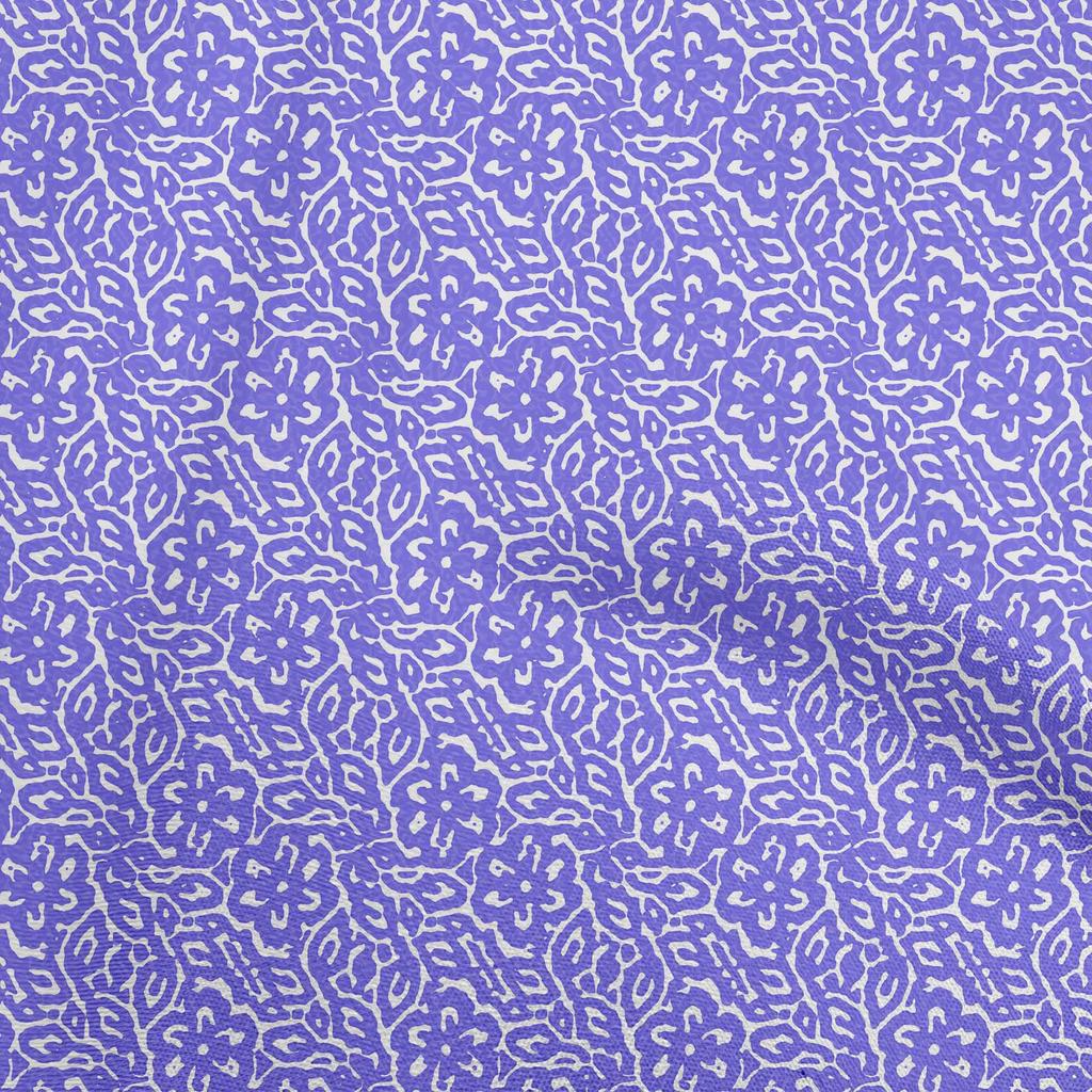 oneOone Cotton Flex Forest Green Fabric Asian Dabu Print Fabric For Sewing Printed Craft Fabric By The Yard 40 Inch
