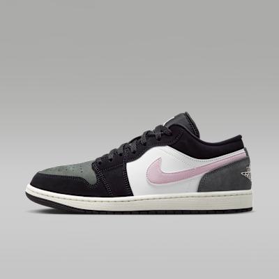 Jordan Air Jordan 1 Low top Vintage Basketball Shoes Men's Black White