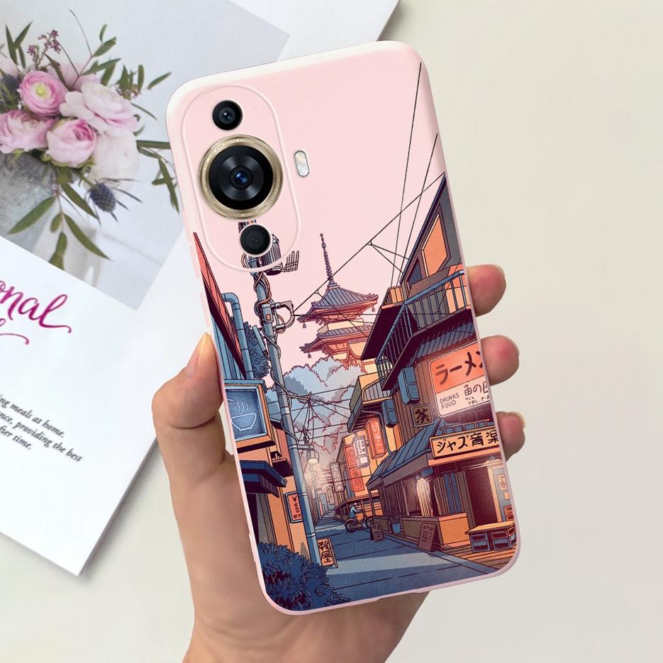 For Huawei Nova 11 Pro Case Nova 11i Cute Candy Painted Cover Soft Silicone Phone Case For Huawei Nova 11 Pro Nova11 Ultra Shell