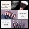16-Piece Makeup Brush Set: 5 Large, 11 Small for Powder, Eyeshadow, and Full Beauty Application