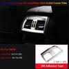Stainless For BMW X5 X6 F15 F16 Car Interior Rear Seat AC Air Vent  Outlet Cover