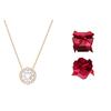 Swarovski Sparkling Heart Crystal Necklace Women necklace Rose-Gold 5272364
