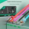 Heavy Duty Networking Cable Crimper Wire Crimping Tool Rj45 Rj11 Wire Stripper Comfortable Grip, Efficient Cutting