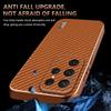 Carbon Fiber Pattern Leather Case for Samsung Galaxy S26 S25 Edge S24 Ultra S23 S21 FE S22 Plus A17 A37 A57 A56 A36 Phone Cover