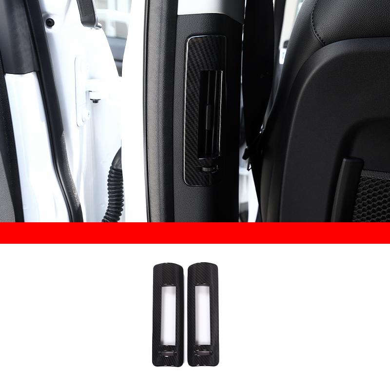 Car Interior Carbon Fiber Style Modified Stickers For Land Rover Discovery Sport 2015-2019 Auto Gear Shift Panel Cover Accessory