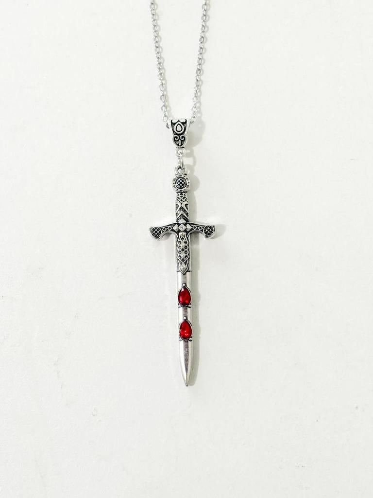 Vintage Gotische Anhänger Halskette Mit Diamantverzierungen Für Damen