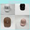 Embroidery Bear Duck Cap Encircle Female Curved Eaves Outdoor Breathable Shade