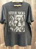 T-shirt Unisexe Charbon Vintage Amour Rétro Musique Stevie Nicks Hommes Femmes