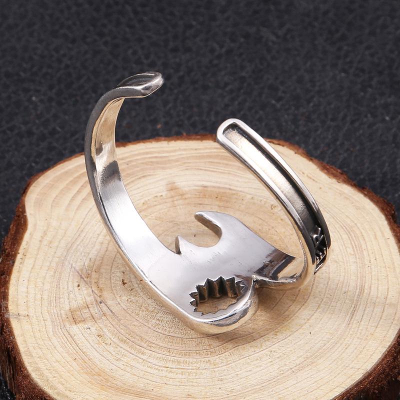 Bracciale Chiave Inglese Uomo Dominante Motociclista Punk Rock Gioiello Regalo Strumento di Riparazione Bracciale Aperto Accessorio per Feste