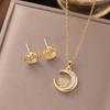 Elegant Burgundy Cherry Necklace For Women Minimalist Luxury Collarbone Chain Delicate Pendant