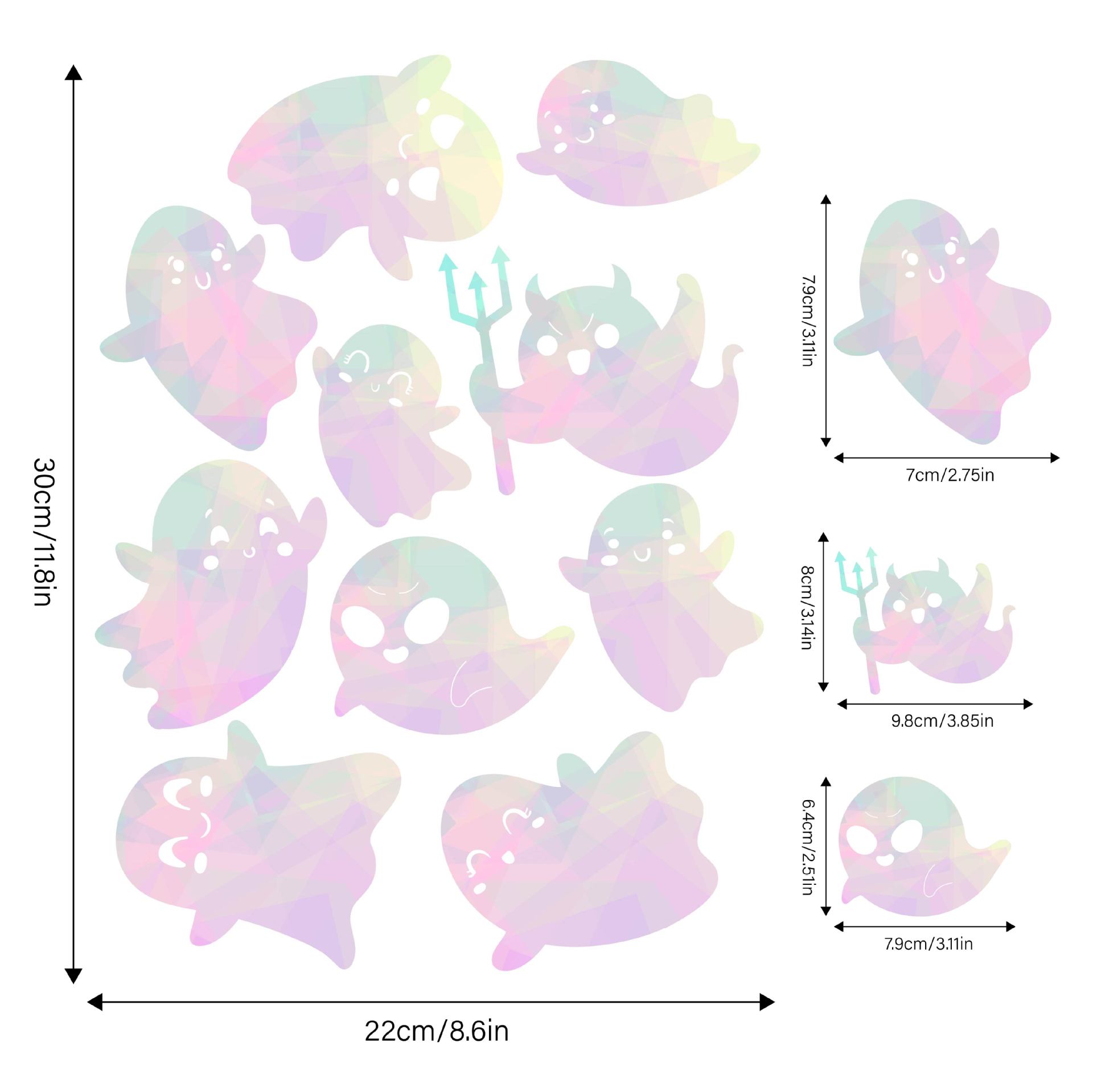 

Хэллоуин, Градиентные цвета, Проделки привидений, Стеклянные наклейки, Балкон Гостиная, Двери и окна, Без клея, Электростатическая наклейка, Украшение для вечеринки 22*30cm