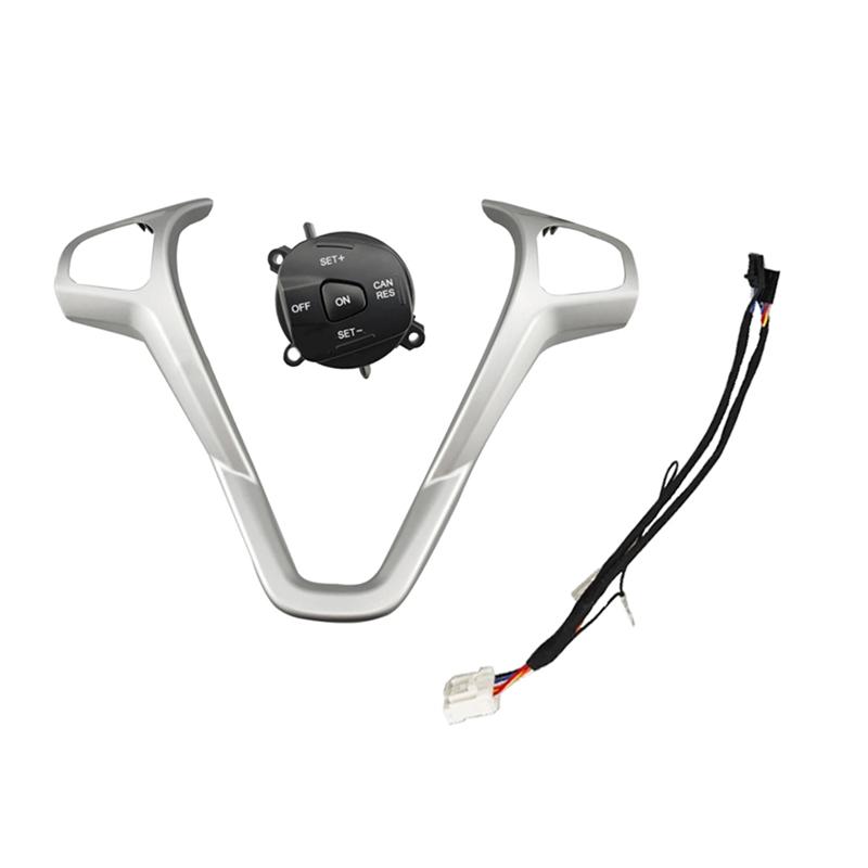 L10A Wiring Kit Steering Wheel Frame Trim Button Cruise Control Switch For Ford Fiesta MK7 MK8 Ecosport 2013 99E740AA321434