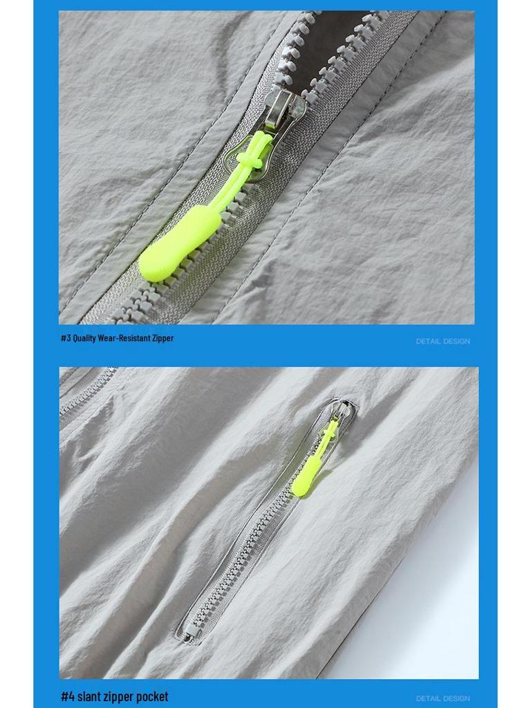 Quick-Dry Lightweight Sun Protection Jacket - Plus Size, Breathable, Hooded Ice Silk for Men & Women