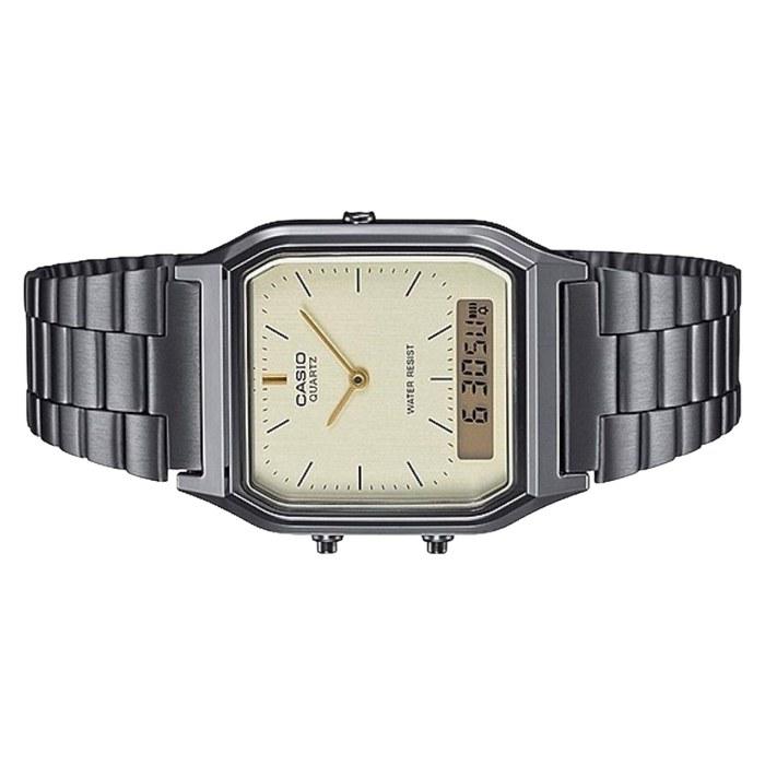 Casio AQ-230GG-9A Analog-Digital Quartz Watch - Light Gold