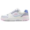 Kids Street Girls Retro Fashion Lightweight Slip-Resistant Durable Low-Top Sneakers Kids Sneakers White Gray Pink 310230L-WMLT