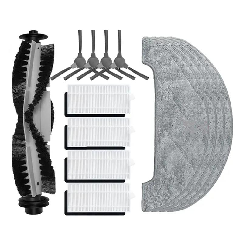 AD23-For Polaris PVCR 4105 WI-FI IQ Home Aqua Main Side Brush Filter Mop Cloth Robot Vacuum Cleaner Parts