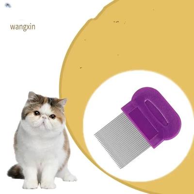1pc Pet Comb Grooming Cat & Dog Cleaning Brush Smooth Hair Remove Floating Hair Flea Remove Straight Row Dense Teeth Knotting
