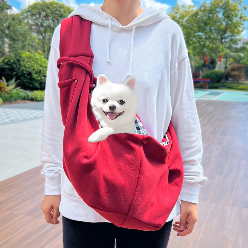 Autumn/Winter Crossbody Pet Backpack: Cat & Dog Outing Bag