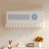 Elastic Bands Air Conditioning Cover Breathable Air Conditioning Curtain  Home Decor