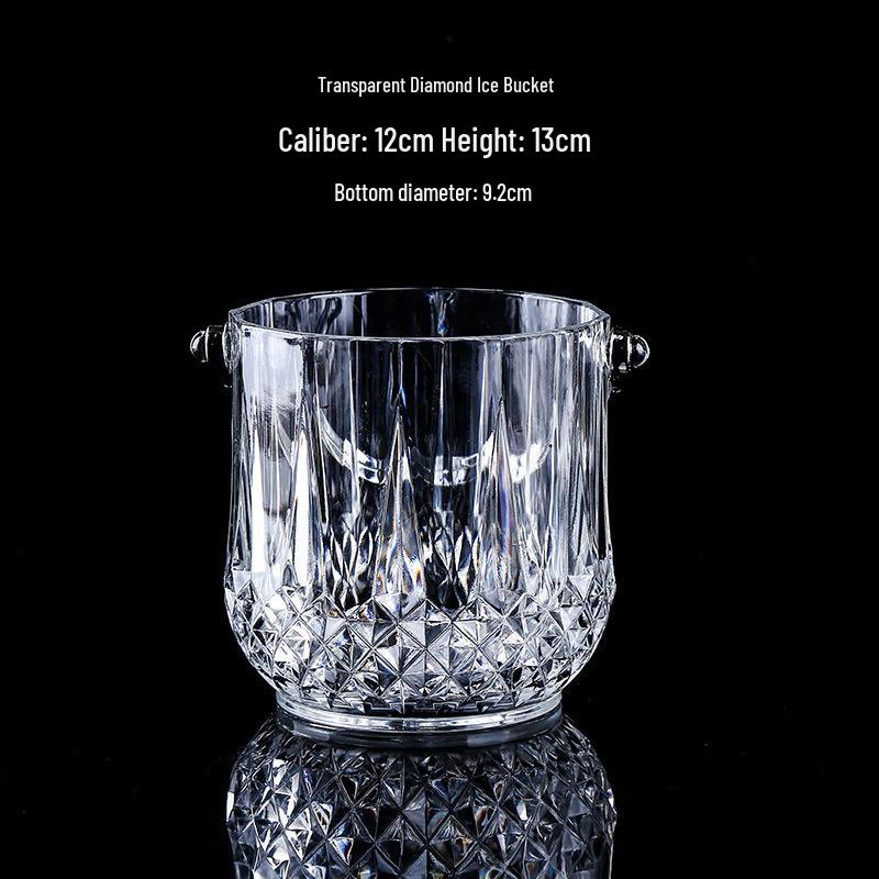 BAILOCK Acrylic Ice Bucket with Tongs