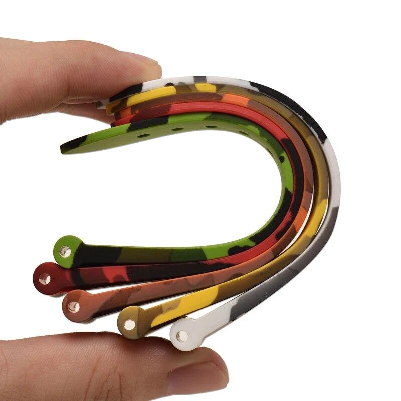 Universal 20mm 22mm 24mm 26mm Silikon Armband Camouflage Gummi Armband Sport Ersatz Uhr Band für männer Handgelenk Band