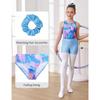 CHARMLEAKS Gymnastics Leotards for Girls Dance Unitards Shorts Outfits Activewear with Hair Scrunchie