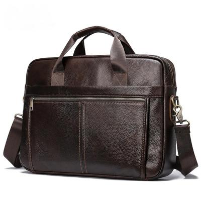 Men's Briefcase, Laptop Bag, Business Briefcase, Waterproof, Wear-resistant, Expandable To Reduce Workload