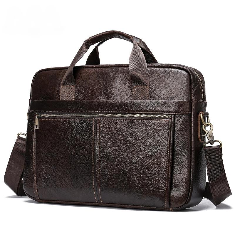 

Men s briefcase, laptop bag, business briefcase, waterproof, wear-resistant, expandable to reduce workload