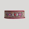 Boho Style Heavy Industry Turquoise Hollow Ethnic Style Pattern Elastic Ethnic Style Yunnan Travel Photo Elastic Tight Women's Waist Seal