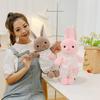 New Doll Soothing Rabbit Cloth Doll Bunny Plush Toy Couple Girl Bed Sleeping Doll Throw Pillow Cute