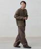 Knouun Faded Cable Knit (Brown)