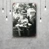 Ernest Hemingway Retro Vintage Tin Sign Poster Decorative Plaque Metal Plate Wall Decor
