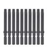 Nigao Black Plum Blossom Phosphating Electric Screwdriver Bit, 5mm Shank, Strong Magnetic, Hardened Air Screwdriver Head