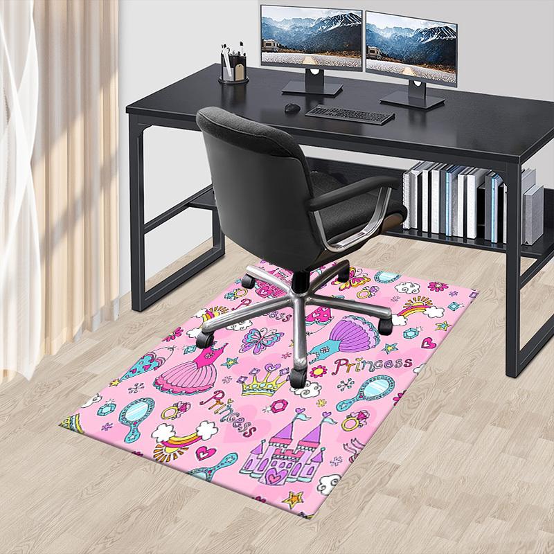 1PC Princess Castle Extra Large Non-Slip Floor carpet, Office, family, bedroom, Studio - Large Area RugJ0354