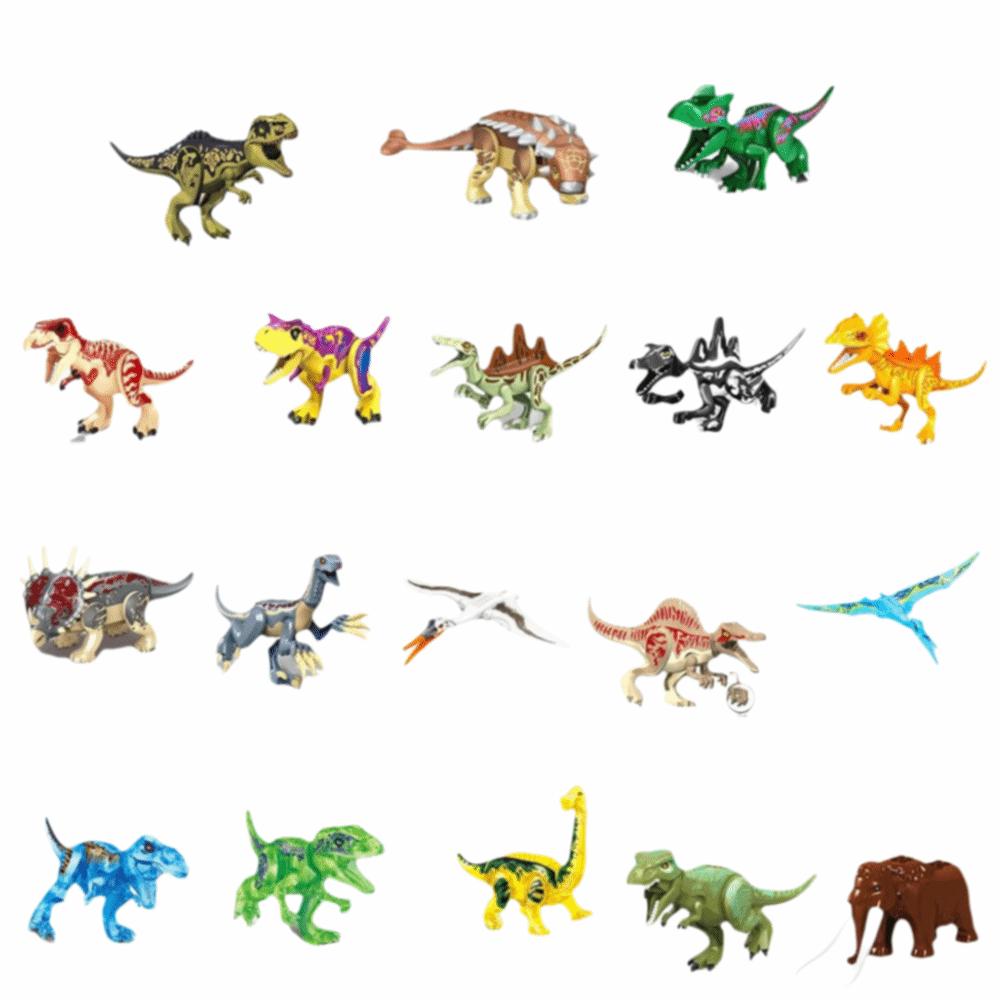 Assemble Model Dinosaur Building Blocks Educational Design Dinosaur Toy Set  Collection Display