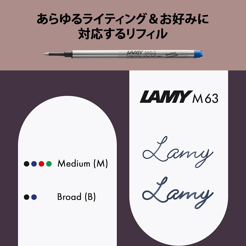 LAMY (Ramy) Safari White Rollerball Pen - Ergonomic Grip Line Width M - Comfortable for Long Writ...
