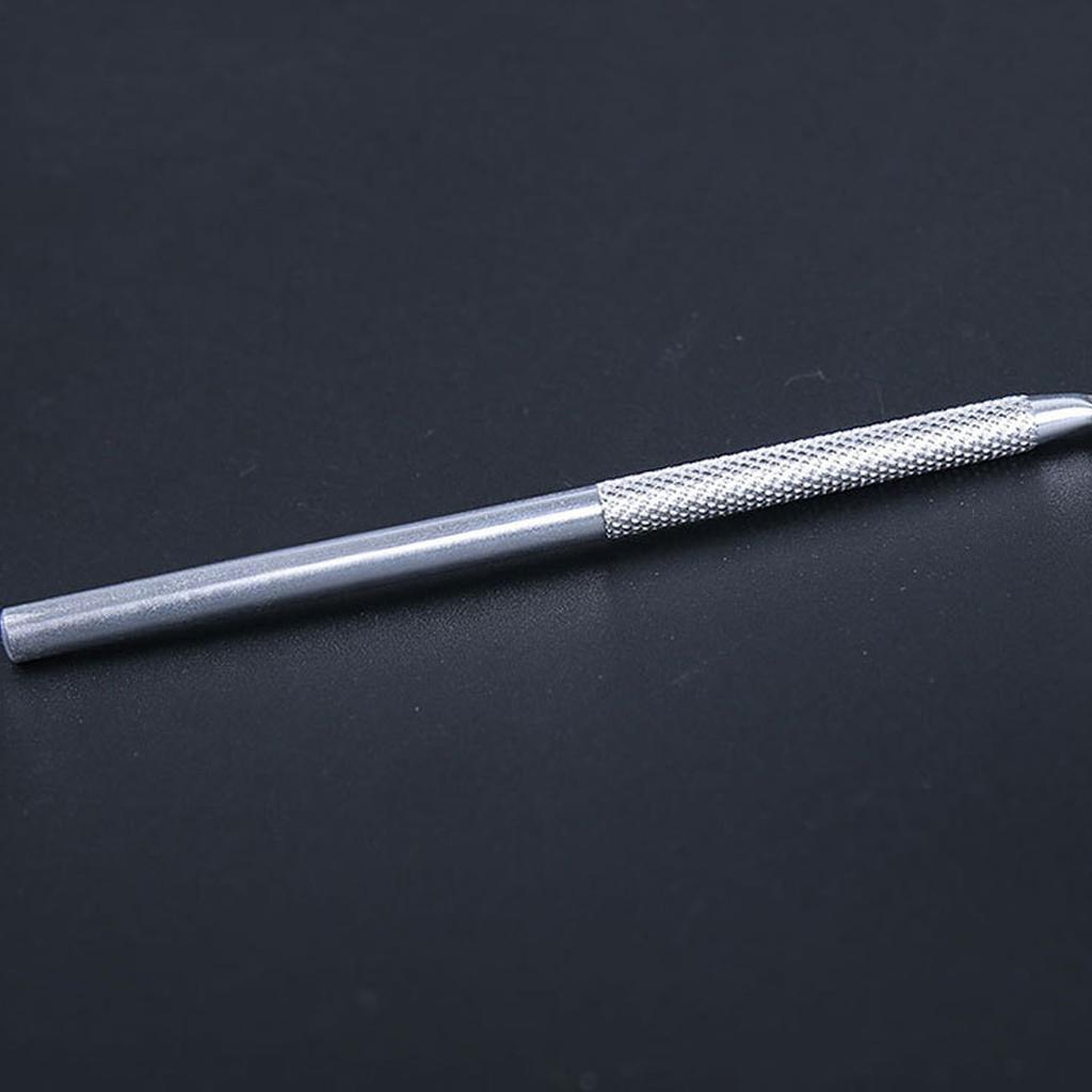 5 PCS Clay Needle Tools Silver White Aluminum Handle Clay Pottery Sculpting Texturing Modeling Tools