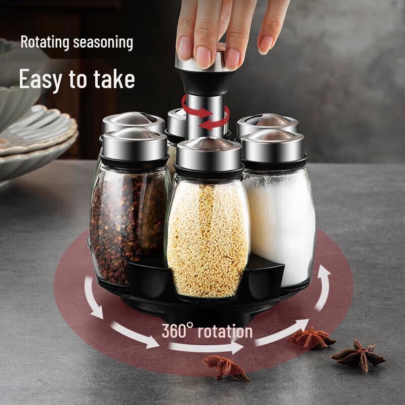 MAXCOOK Glass Spice Jars and Condiment Containers