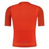 Shimano ARIA Short Sleeve Cycling Jersey, Coral Red, Medium (European Size), Suitable for Heights 172-178cm