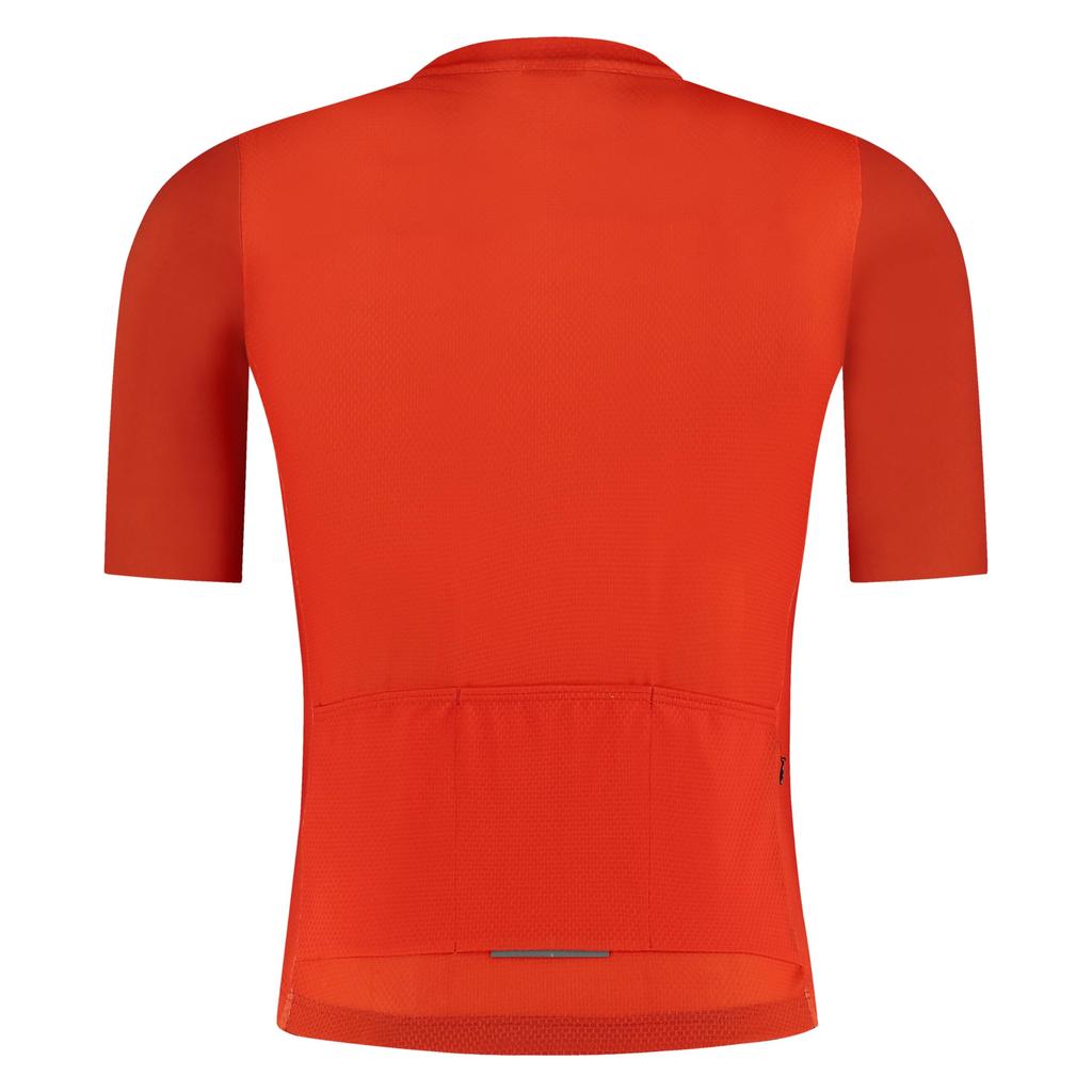 Shimano ARIA Short Sleeve Cycling Jersey, Coral Red, Medium (European Size), Suitable for Heights 172-178cm
