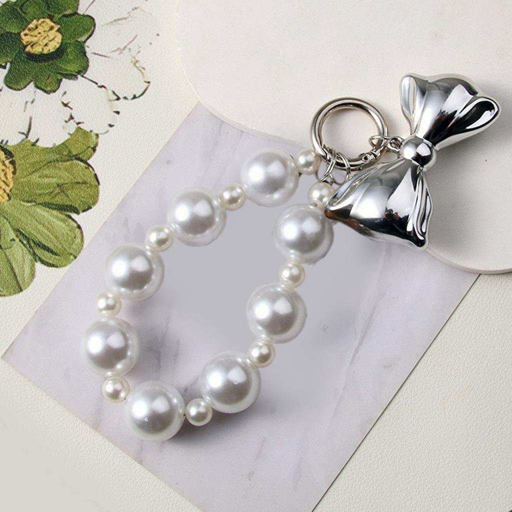 Elegant Butterfly Phone Charm Keychain Keyring Fashion Accessory Bag Pendant for Handbags Phones and Keychains