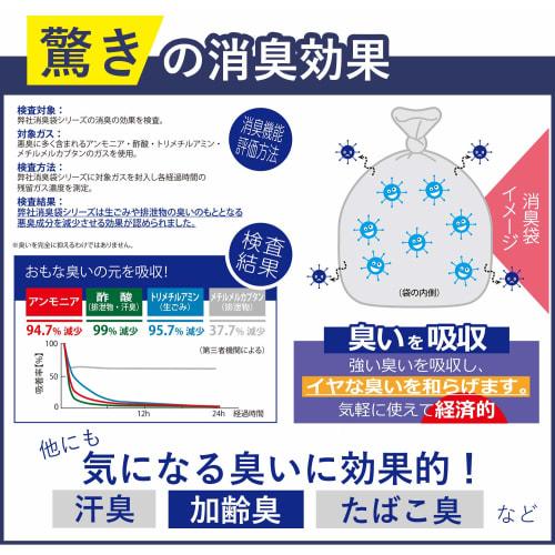 Household Japan Trash Bags, Trash Can Accessory AS05, Gray, Semi-Transparent, 100 Bags, 23 x 38cm