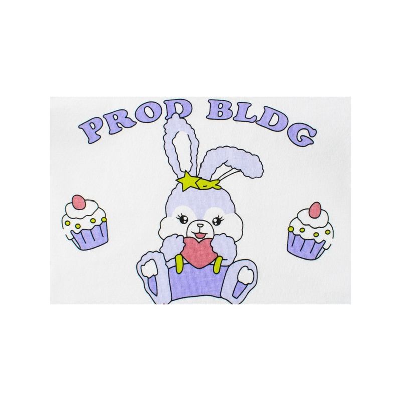 27home Round Neck Bunny Long Sleeve Korean Style Children's Clothing