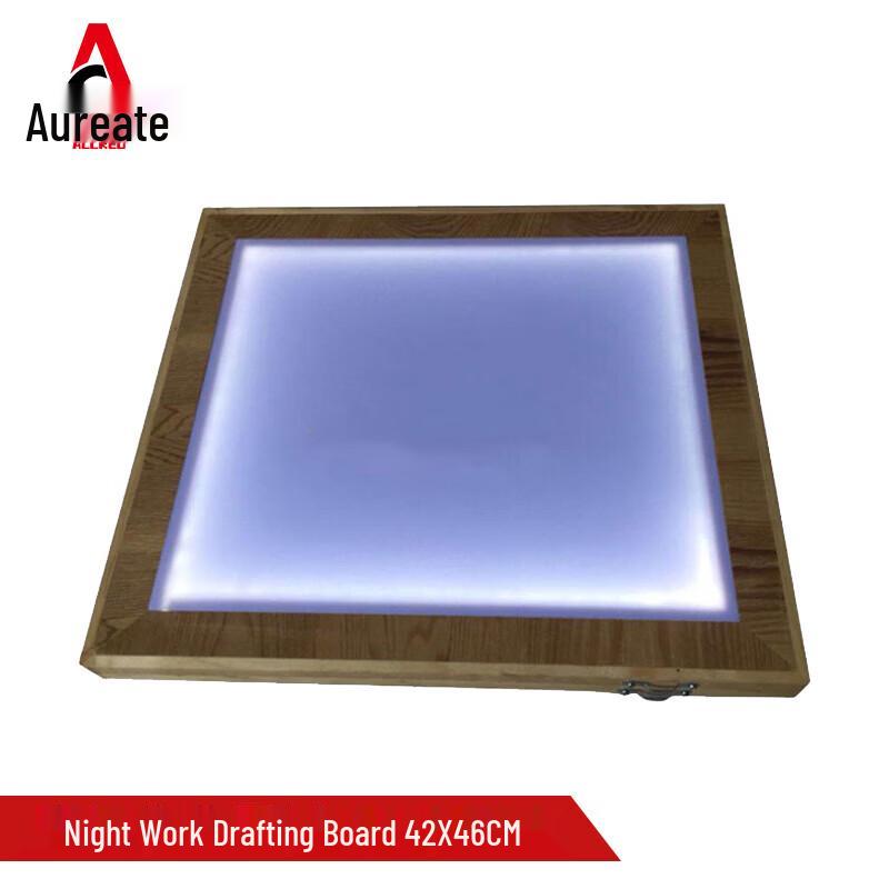 Aoruiide Wooden Drawing Board with Light for Night Operations