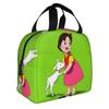 Anime Heidi Ragazza delle Alpi Fumetto Cartone Animato Riutilizzabile Pranzo Scatole Multifunzione Frigo Termico Cibo Isolato Pranzo Borsa Scuola