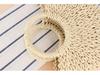 Women's Simple Style Semicircle Woven Beach Tote Crossbody Bag