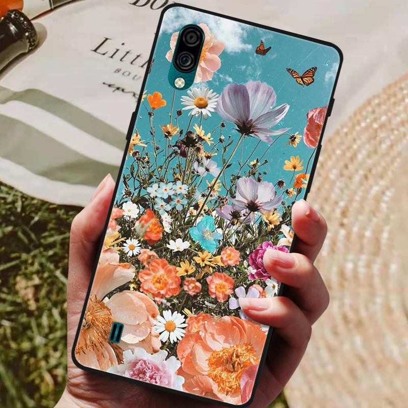 For ZTE Blade A51 Lite Cases Silicon Soft TPU Flower Phone Case for ZTE Blade A51 Lite 6 inch Cover A51Lite Bumper Fundas Coque