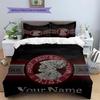 AFC Ajax Custom Name Pattern Bedding,Quilt Set Quilt Cover Pillowcase Home Birthday Gift(1 * Duvet Cover + 2 * Pillowcase, Without Core)