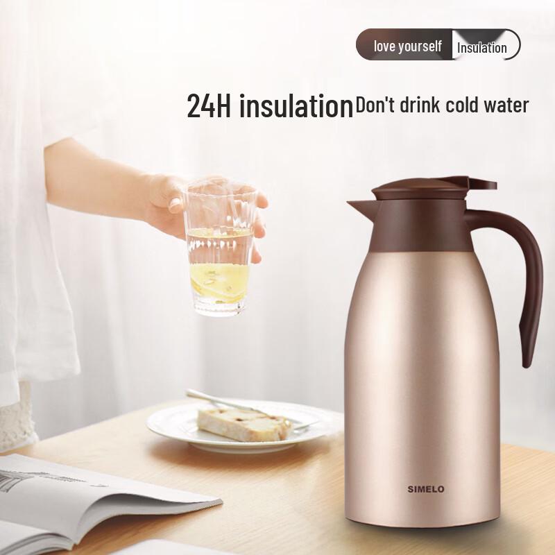 SIMELO Stainless Steel Vacuum Insulated Pot